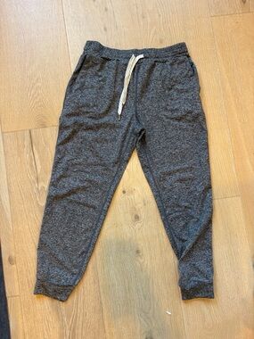 Vuori Dark Charcoal Drawstring Joggers